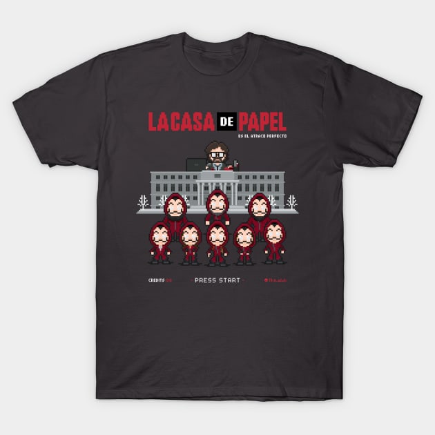 La Casa de 16-bit T-Shirt by The_Oluk